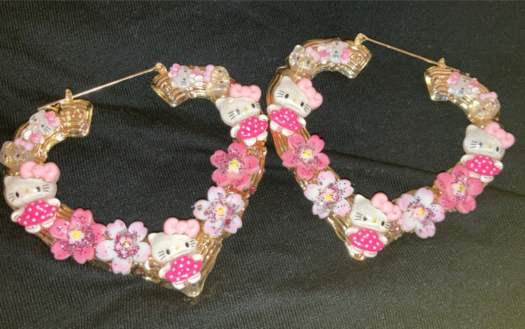 Kitty pink bamboos