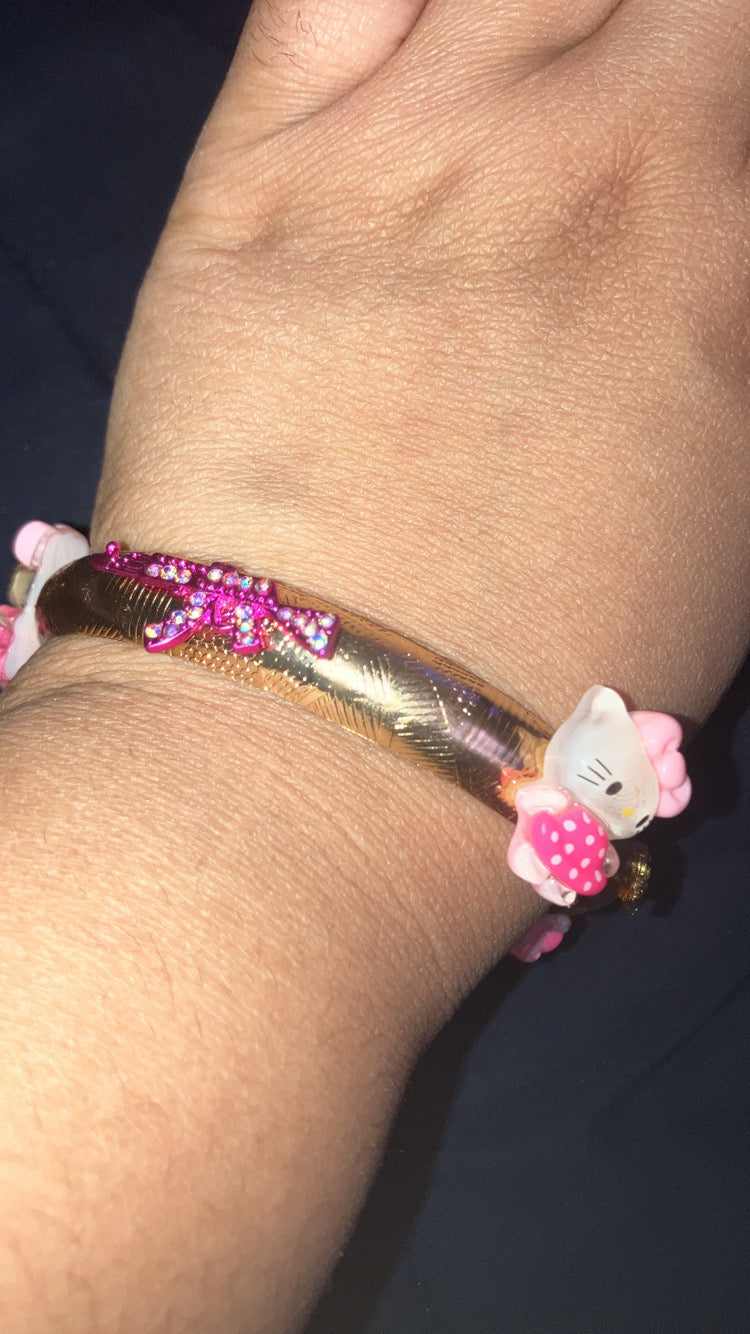 Savage kitty bangle!!