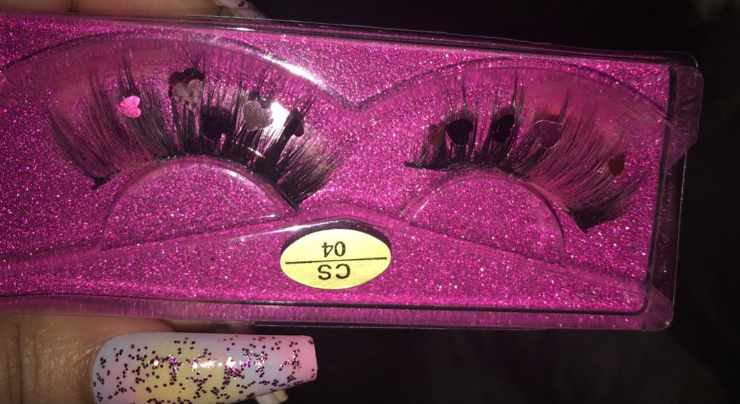 Pinky Lashes!!