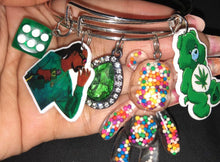 Load image into Gallery viewer, Mean Green Bangleset Doublestack
