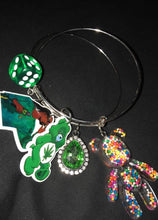 Load image into Gallery viewer, Mean Green Bangleset Doublestack
