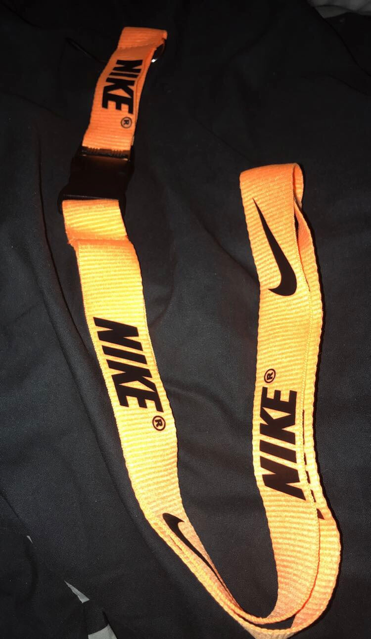 Orange Lanyard